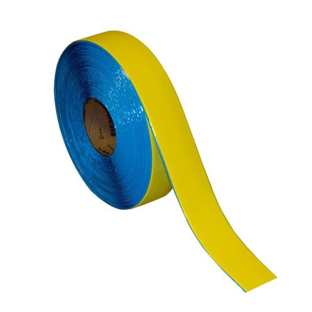 SUPERIOR MARK Floor Marking Tape, 2in x 100Ft , Yellow IN-40-201I